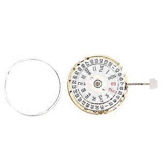 Watch Movement with Double Calendar Three Needle for 8205 Movement WatchWhite