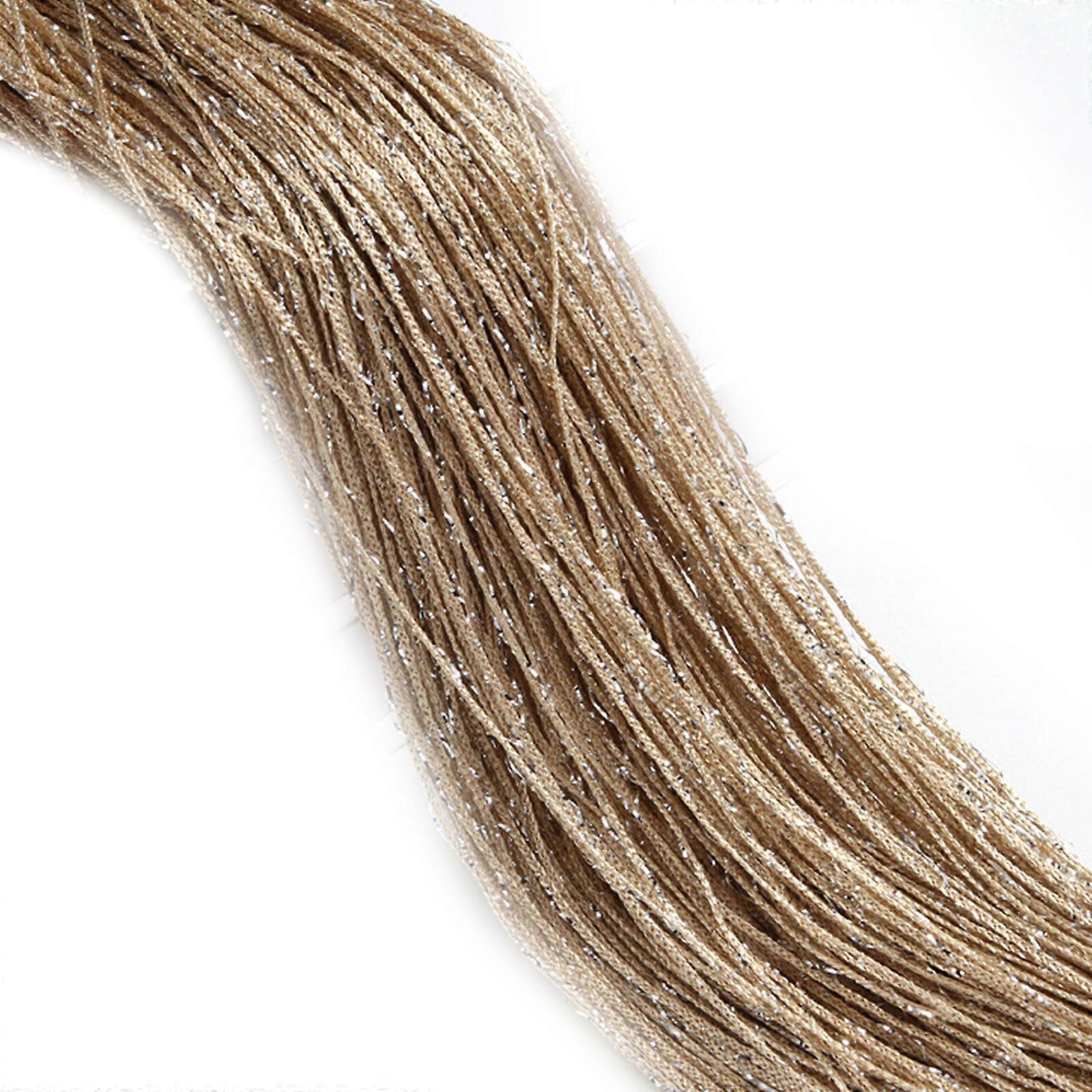 Door String Curtain Rare Flat Silver Ribbon Thread Fringe Window Panel Room Divider Strip Tassel