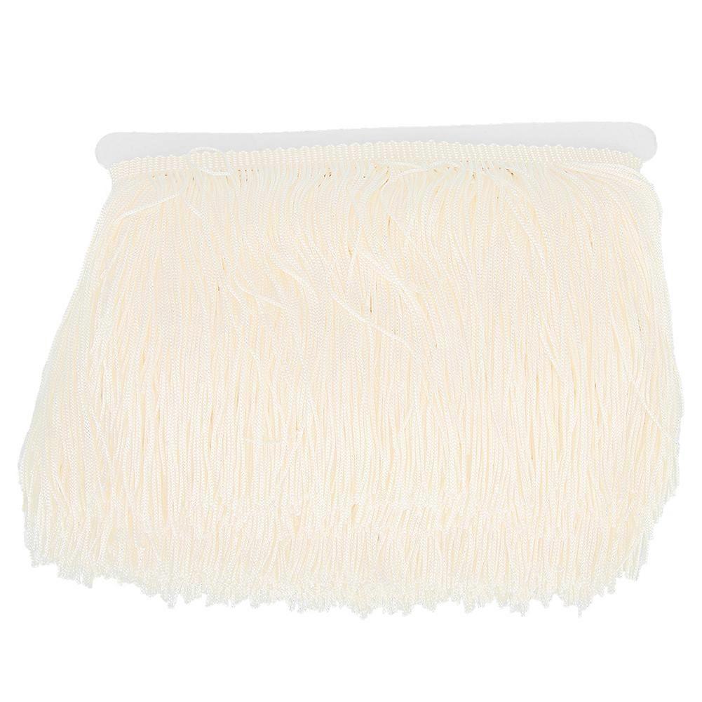 10yd 14cm lång frans tofs polyester spets trim band sy scen gör-det-själv kläder gardin plagg tillbehör