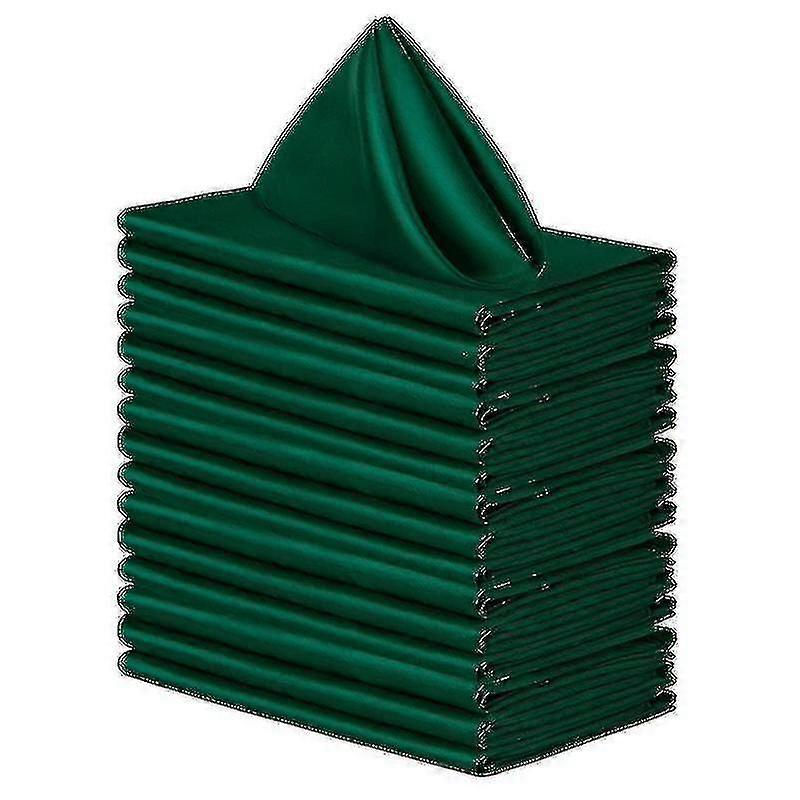 12pcs 12inch Kitchen Cloth Serviettes de table Mélange de coton Lavable et réutilisable Table Serviettes de table