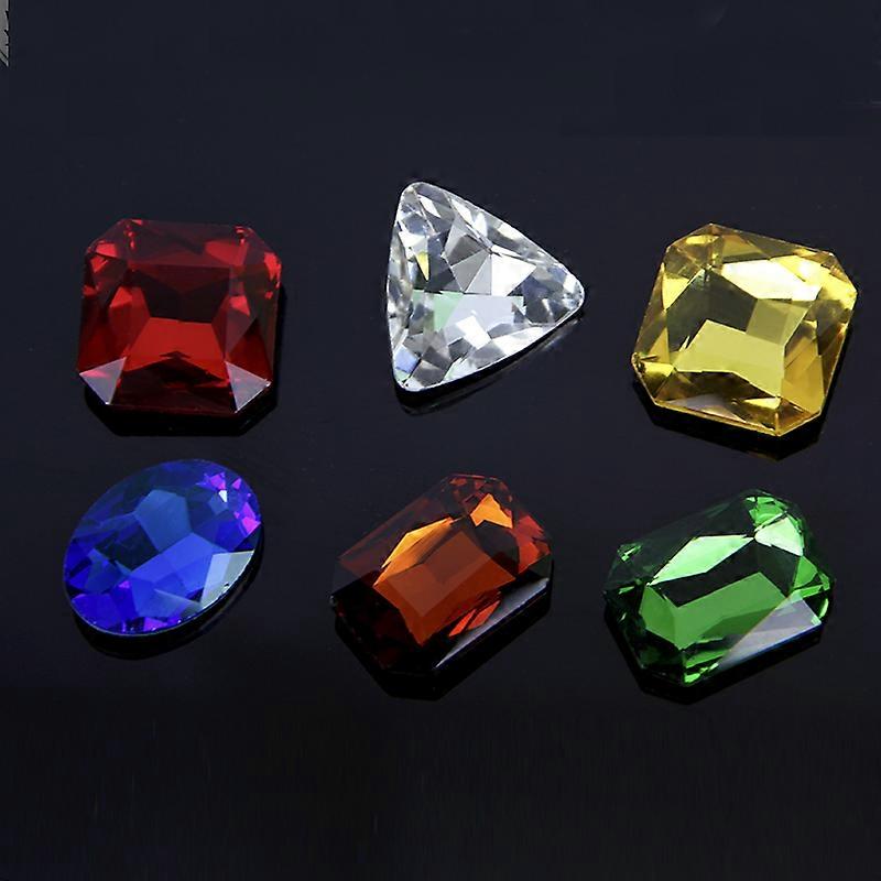 10Pcs Acrylic Plastic Rectangular oval square Diamond Shape Pawn Pieces For Token Board Games Counter Accessories