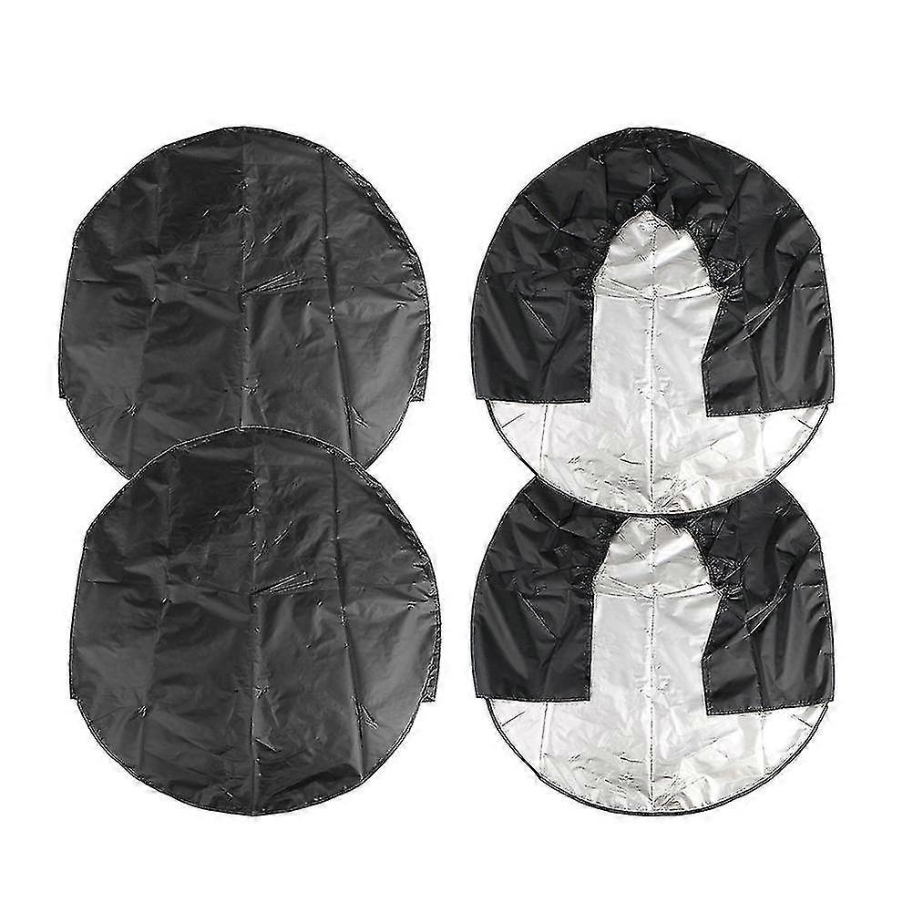 4pcs גלגל צמיגים כיסויים עמיד למים נגרר רכב Camper משאית מגן שמש 29"-32"