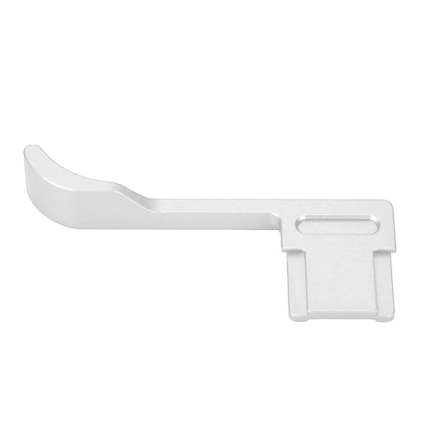 Hot Shoe Thumb Up Rest Hand Grip for A7CR A7CRII Camera Aluminum Alloy Ergonomic Design Silver