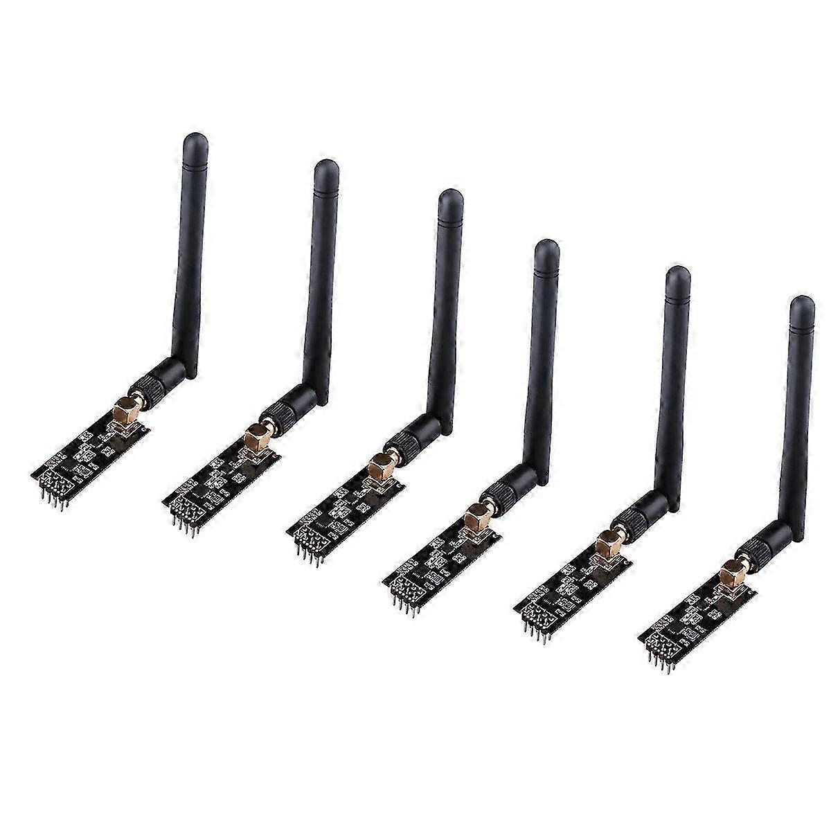 6pcs Nrf24l01 + pa + lna Wireless Transceiver 2.4g 1100m RF Transceiver Modul für