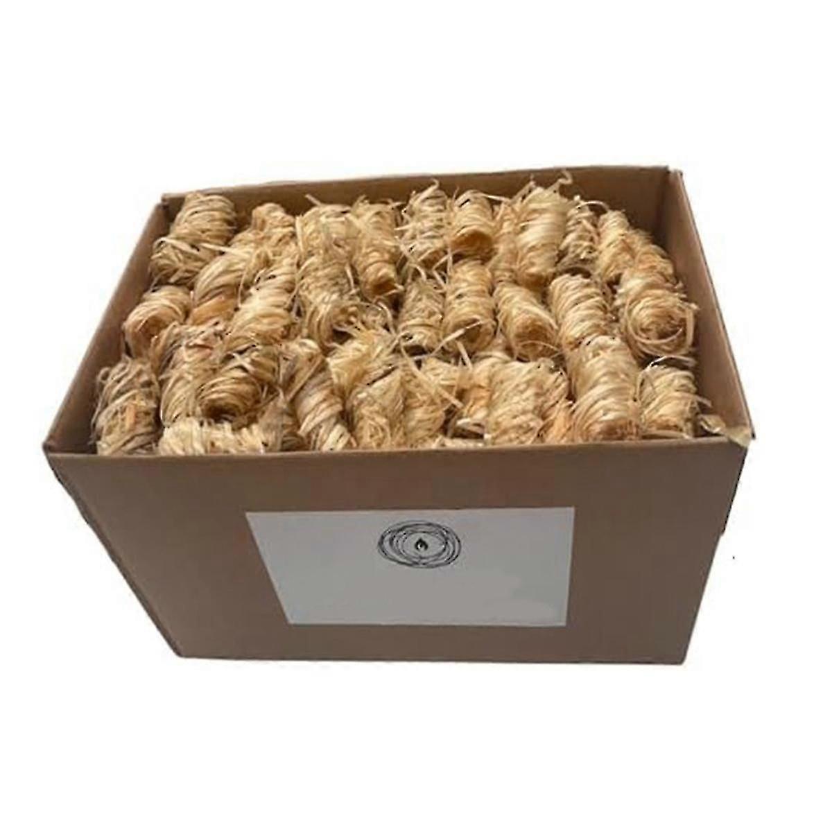 Natural Firelighters compatible with Wood Burners, Fire , Firelighter compatible with Stove, Bbq Cooking,Natural Wood Wool