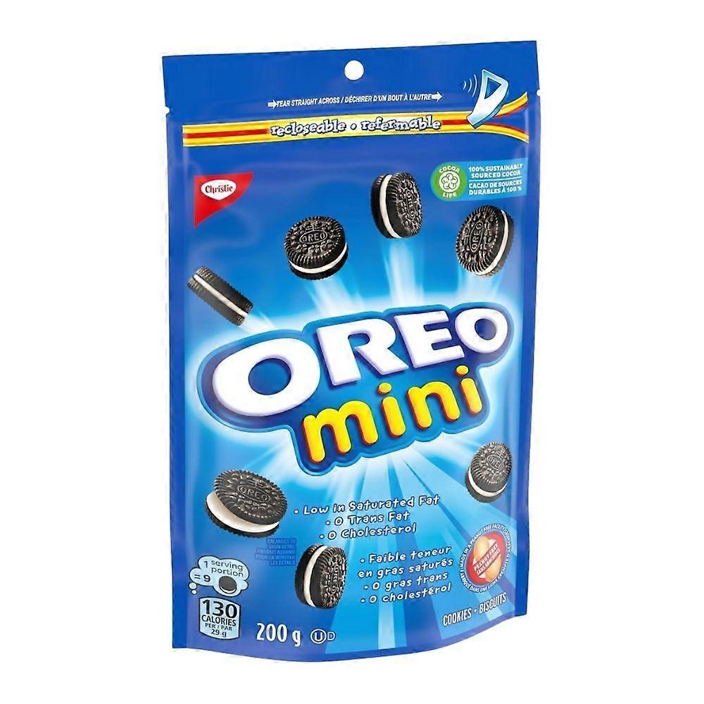 Oreo Mini Chocolate Sandwich Cookies, 200 Grams (Case Of 12)