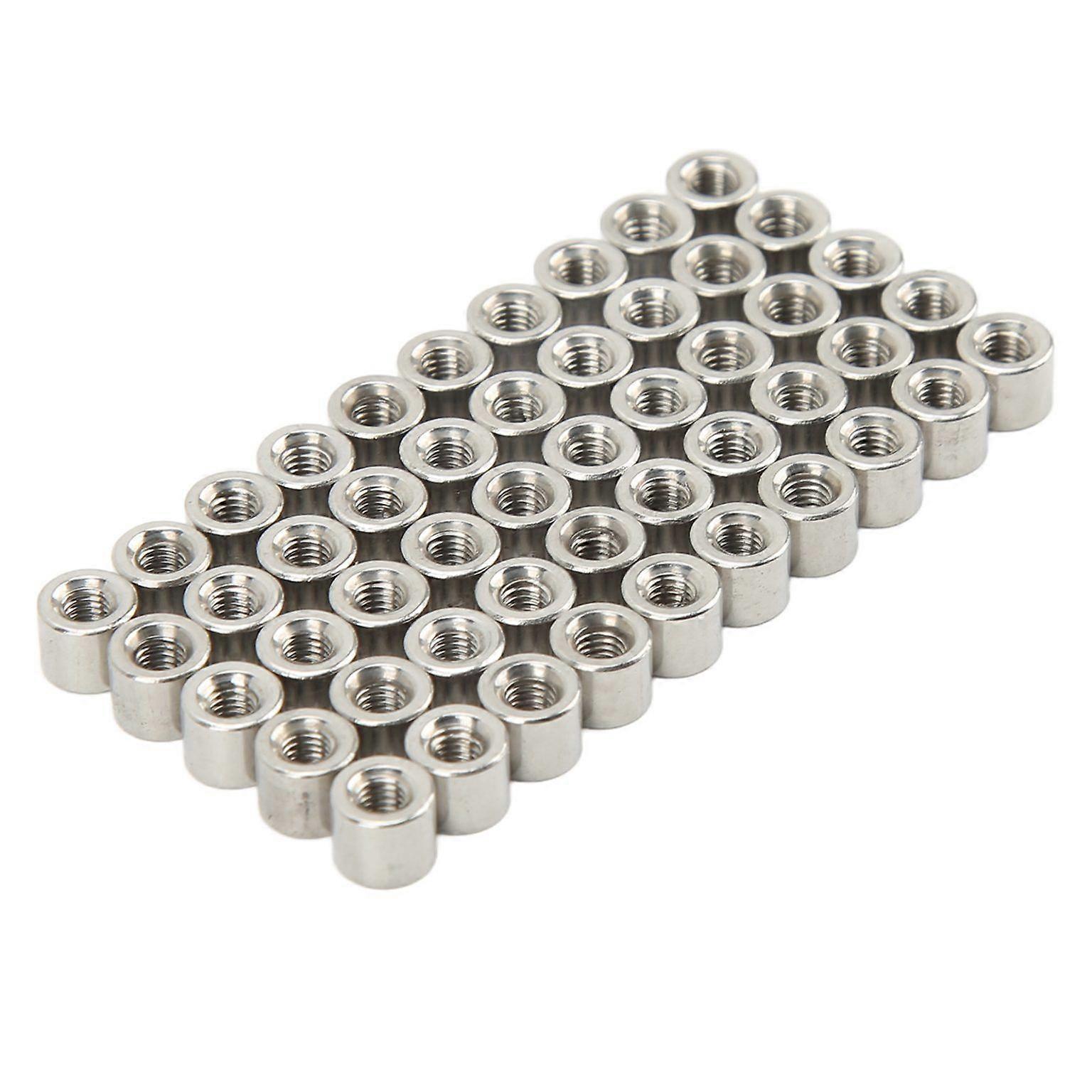 coupling nut set round coupling nut 50PCS Round Connector Nuts 304 Stainless