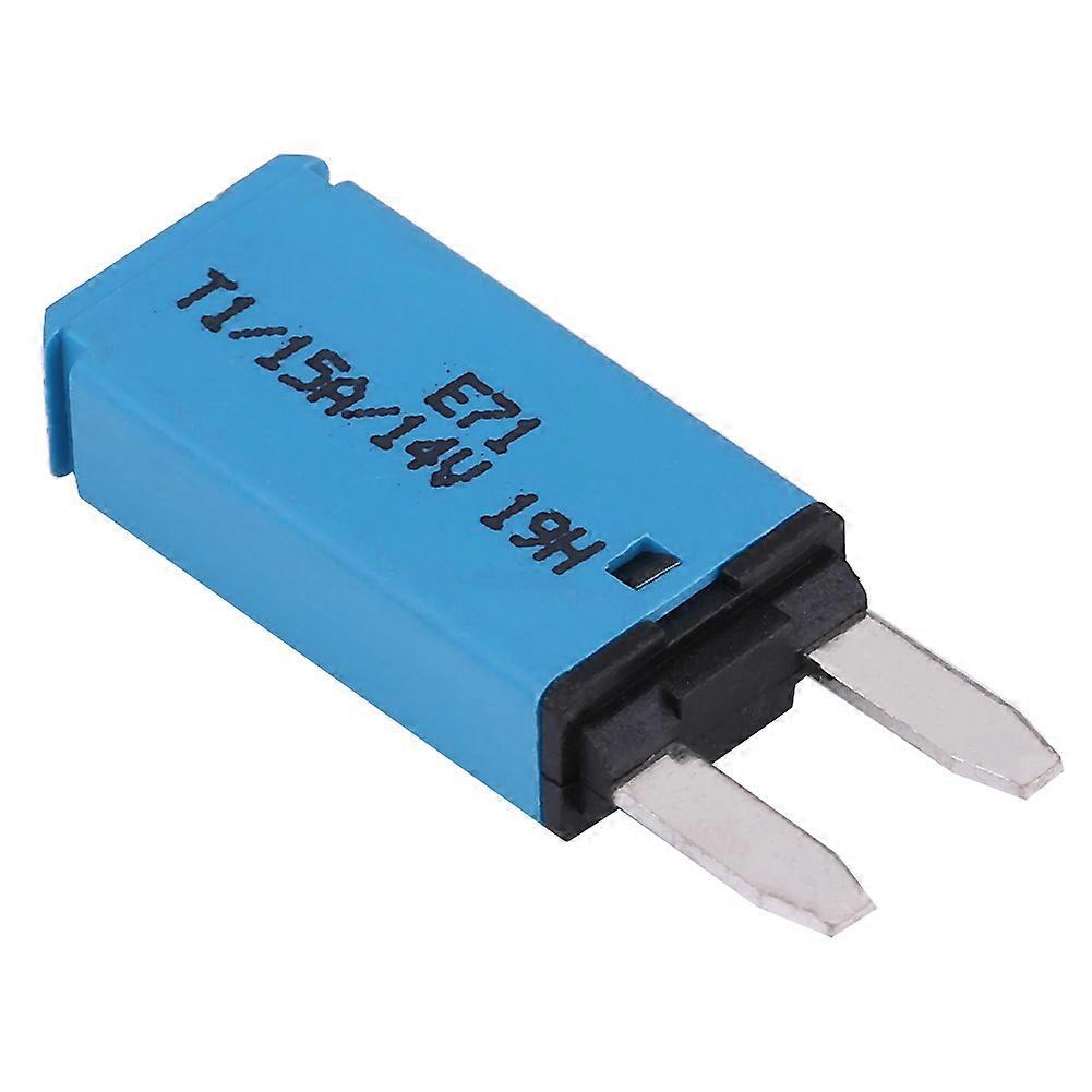 14V DC Automatic Reset Mini Circuit Breaker Blade Fuses for Car Truck Boat RV 15A Blue