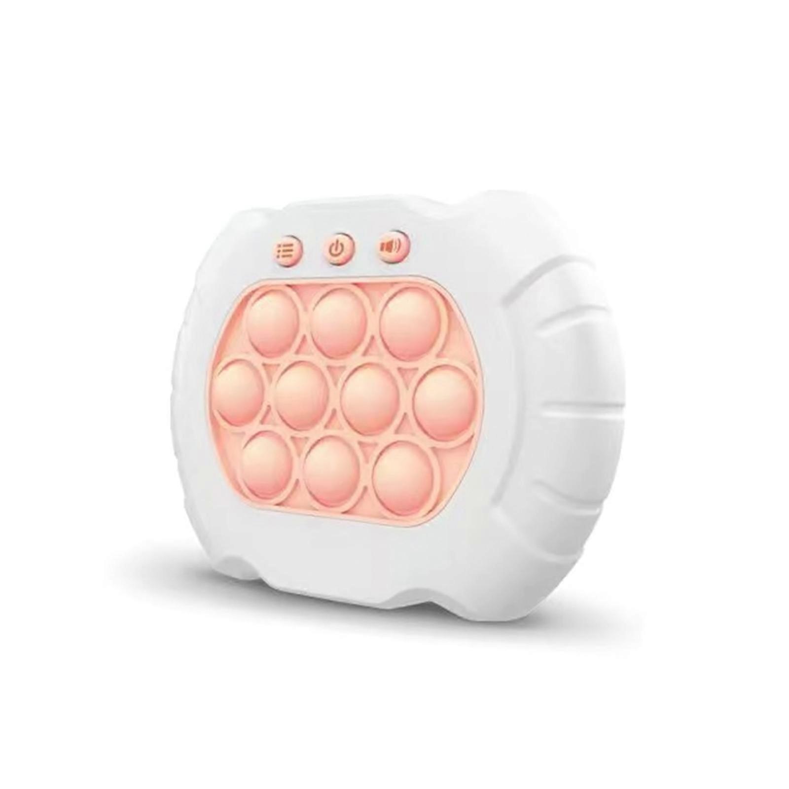 Light-Up Multiplayer Squeeze Toy Exciting Handheld Game Board for Family Parties, Office Breaks, and Relaxation White