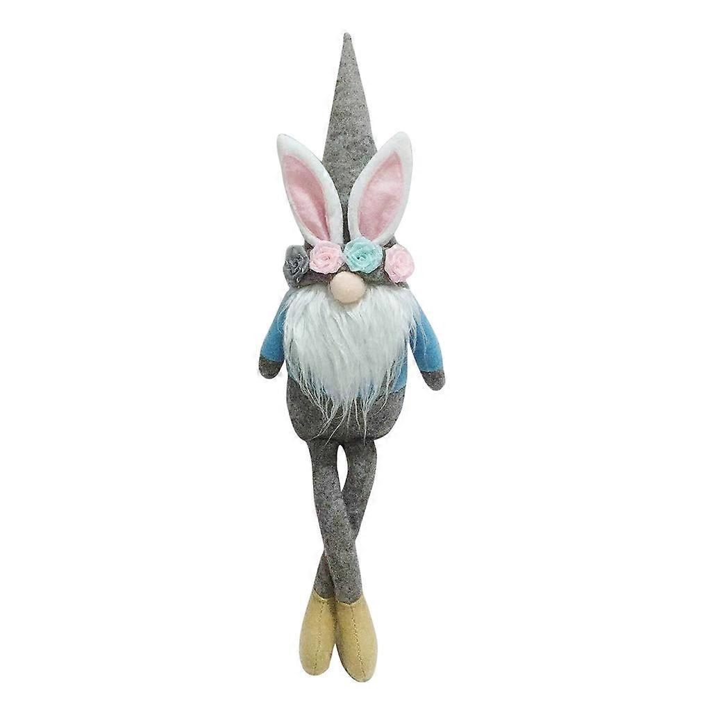 イースターウサギぬいぐるみノーム人形フェスティバルオーナメントパーティーホームテーブルデコレーションギフトのための人形の顔のないノーム