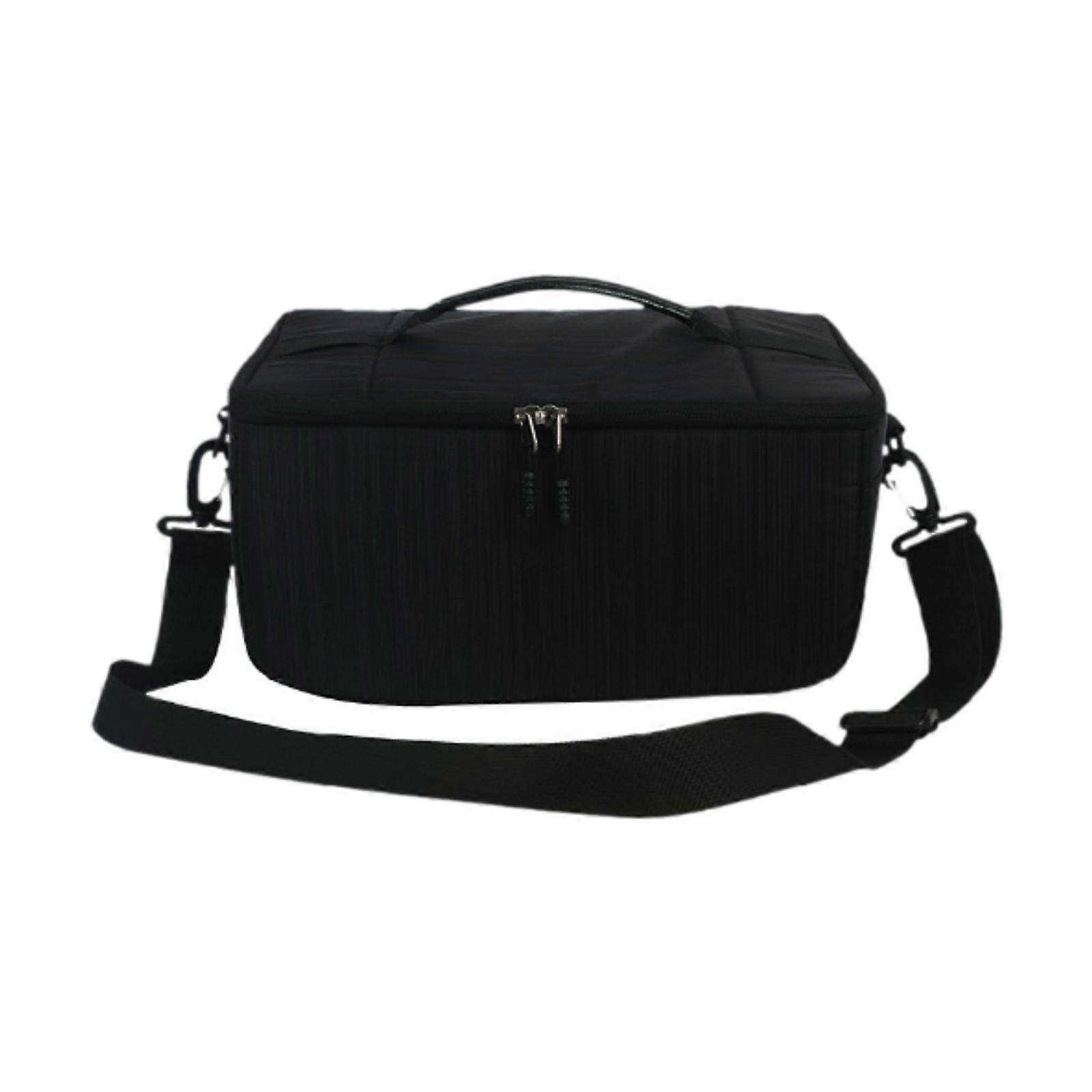 Camera Carry Case Crossbody Bag Adjustable Dividers Large Capacity Wearproof