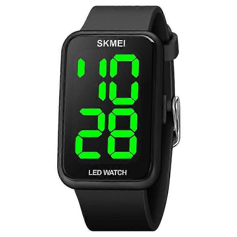 SKMEI 1873 PU Strap Waterproof LED Electronic Watch
