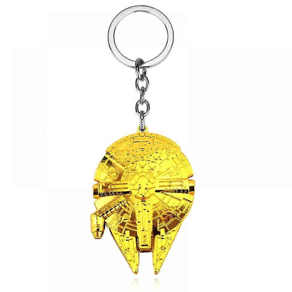 Star Wars Millennium Falcon Keychain, gold