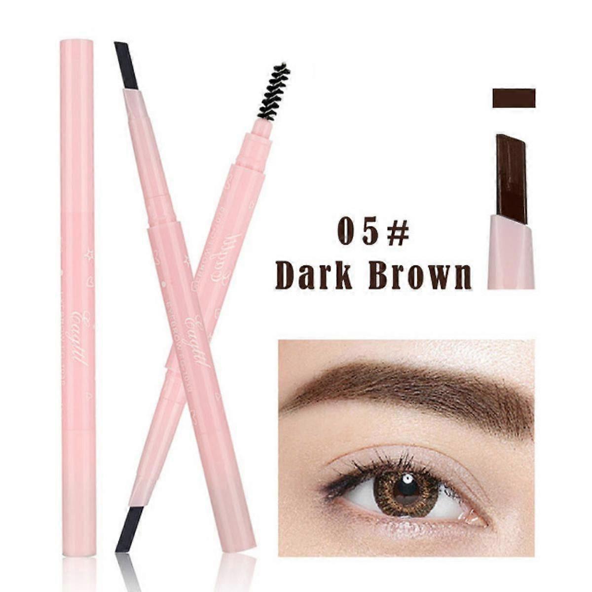 3 Pcs Universal Eyebrow Pencil, Brow Pencil For All Brows From Dark Brown