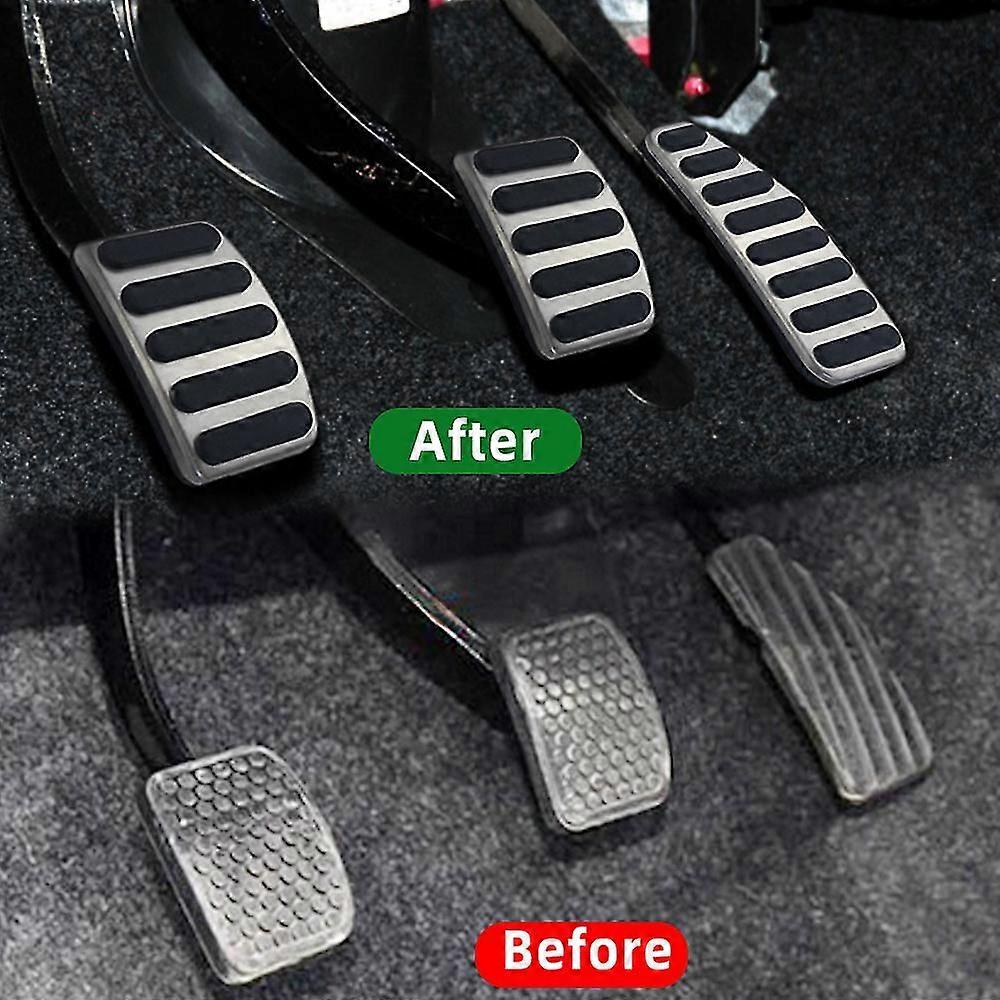 Copripedali In Acciaio Inox E Gomma Per Suzuki Vitara, SX4, Swift, Jimny E Altri (2005-2020) - Kit Freno E Acceleratore