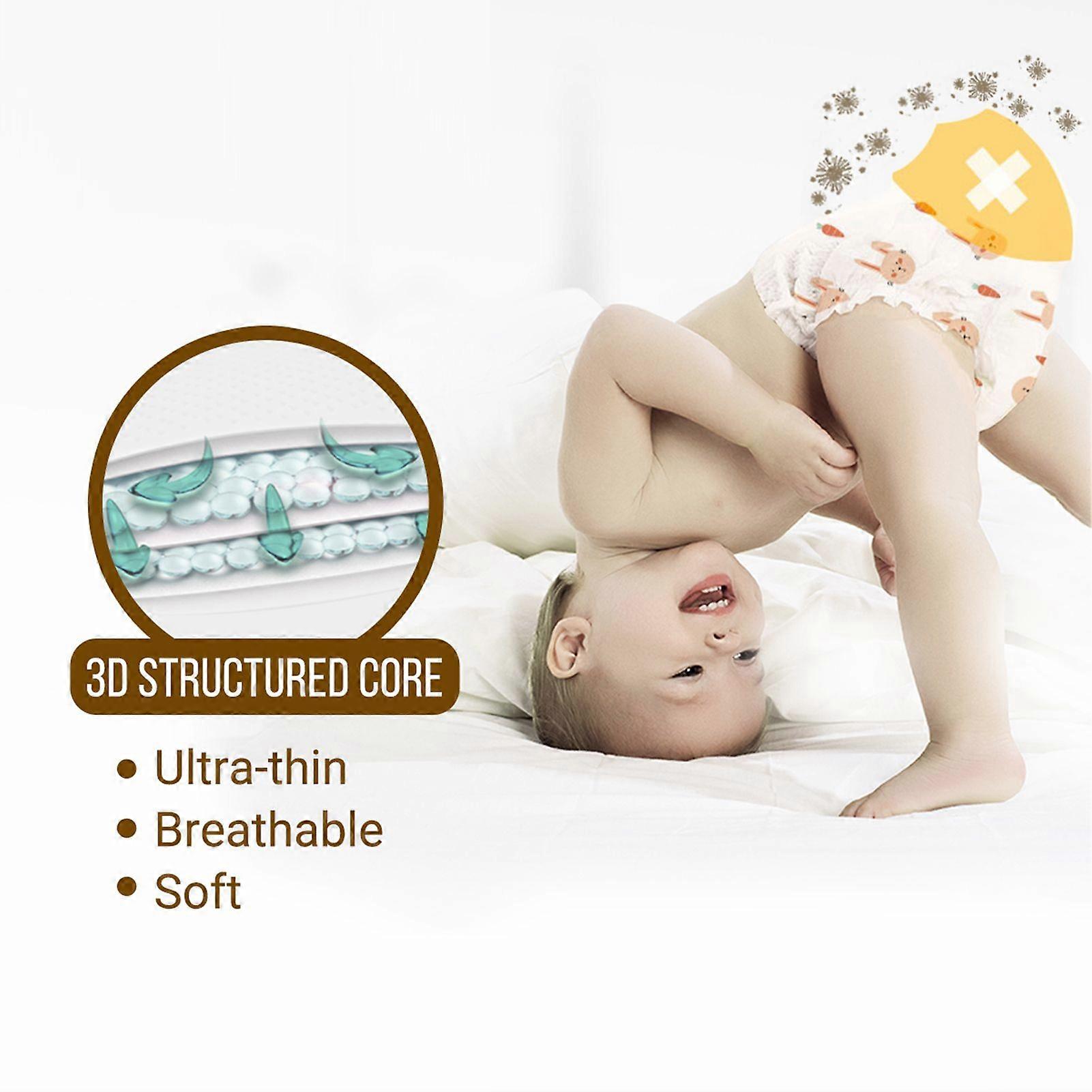 Beaba Baby Diapers 26 Count Size 3 (6-11kg/ 13-24lbs) Disposable Baby Diaper for Infants Newborn Boys Girls Ultra-thin Soft Breathable Double-layer Le
