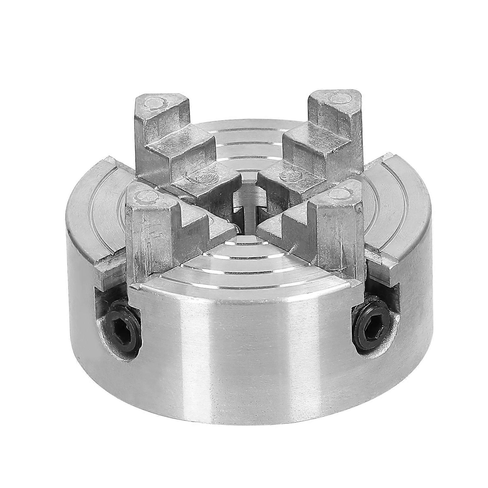 Lathe Chuck 3 Jaws/4 Jaws Manual Self-Centering Mounting Bolt for Grinding Milling Turning Machine