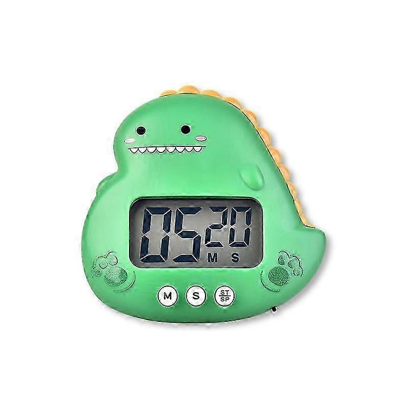 Cute Dinosaur Timer For Kids, Digital Kitchen Timer With Large 2.4-inch Lcd Display