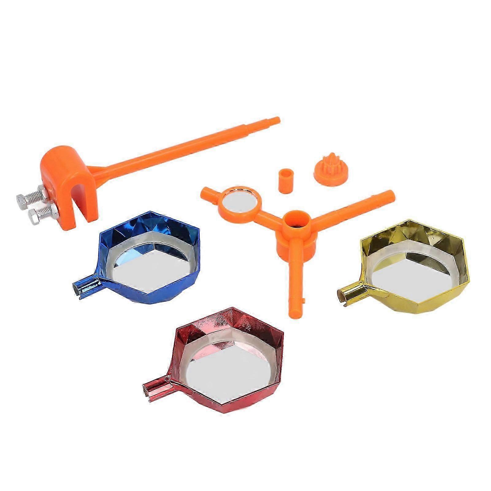 Bird Deterrent 360 Flashing Rotating Wind Drive Bird Repeller Animal Repeller for Orchard Field Airport