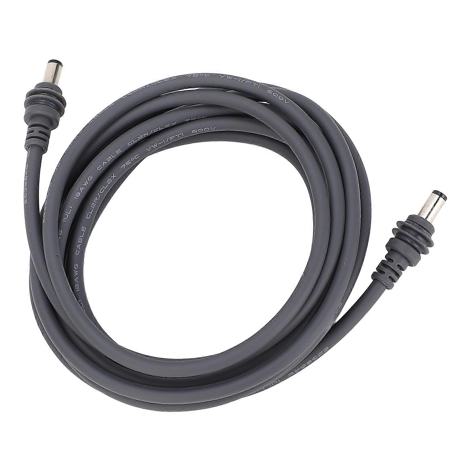 Rectangular Satellite DC Power Cable 5m IP68 Waterproof 18AWG
