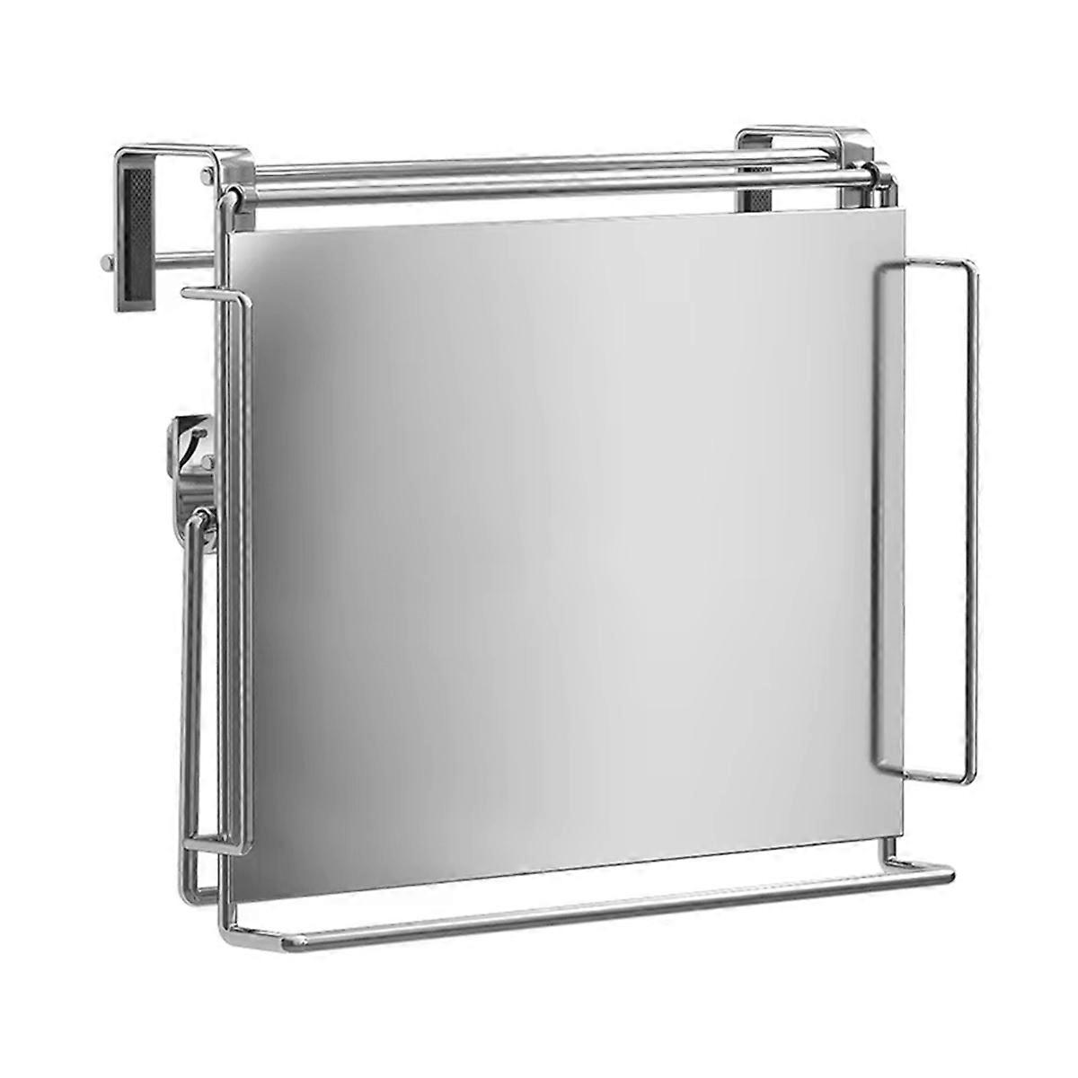 Stainless Steel Foldable Countertop Storage Rack for Kitchen, Space-Saving Design Extends Countertop Utility