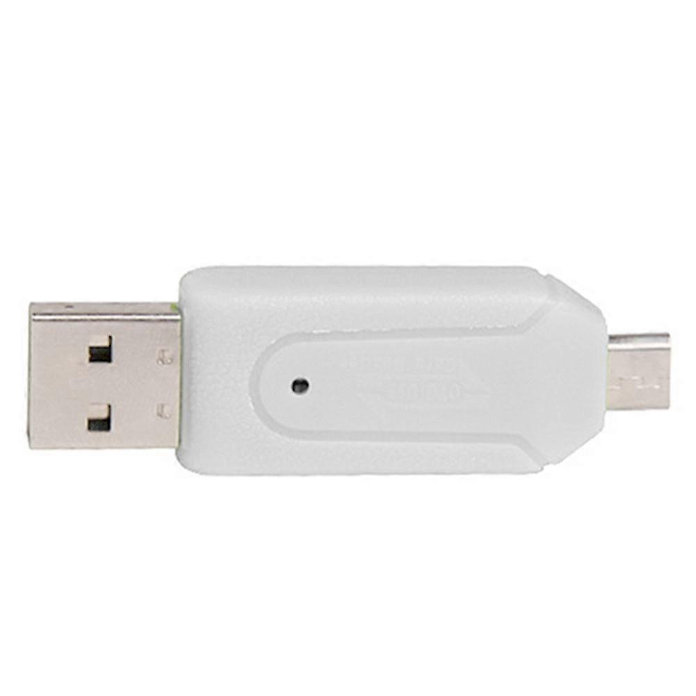 2 in 1 USB OTG Card Reader Universal Micro USB TF SD Card Reader for PC Phone