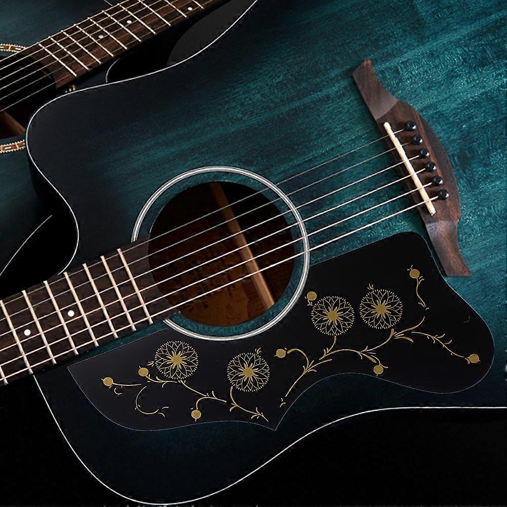 High Quality PVC Right Hand Guitar Pickguard Protector Black Pattern