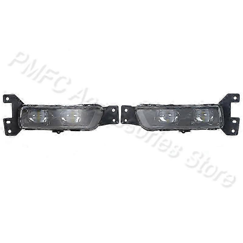 Compatible Front Bumper LED DRL Daytime Running Light Fog Light For Jeep Grand Cherokee 2017-2022 For Dodge Durango 2018-2022 68275511AC