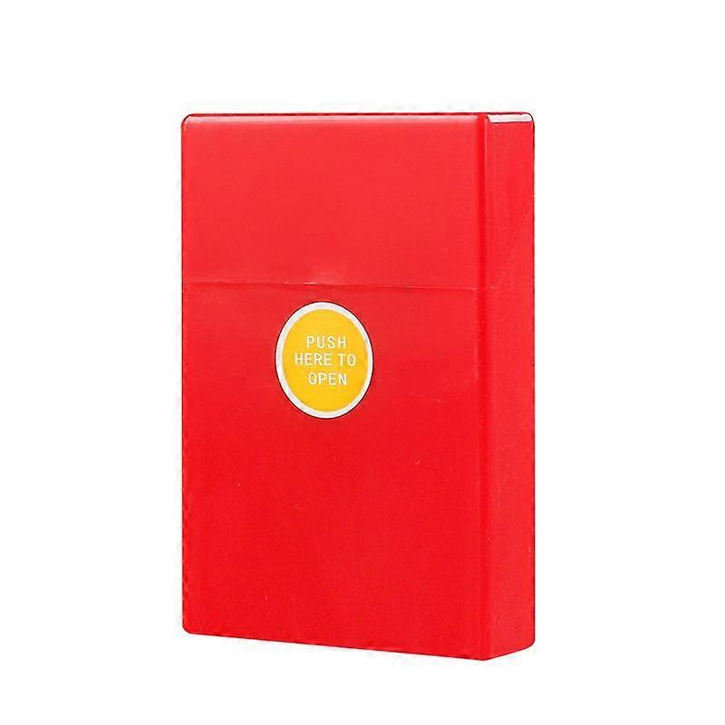 Plastic Medium Cigarette Case 20 Pcs Creative Inner Buckle Press Bounce Cover Cigarette Boxes Whole Package Into Medium Cigarette Case Protective Cove