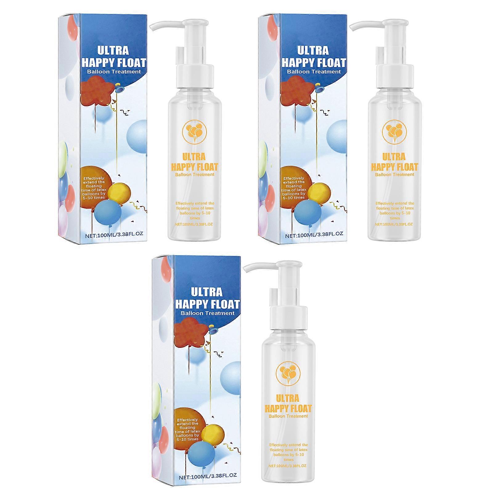 100ml Helium Balloon Protective Liquid with Glowing Effect Practical Balloon Gloss Brightener for Nighttimes Celebration