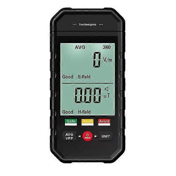 Electromagnetic Radiation Detector for Electric and Magnetic Field Measurement, Compact and Durable, Battery Operated