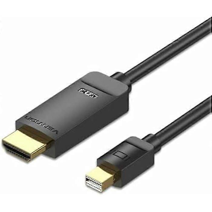 Προσαρμογέας Mini DisplayPort σε HDMI - VENTION - HAHBG - 1.5 m - Μαύρο - Μετατροπή βίντεο