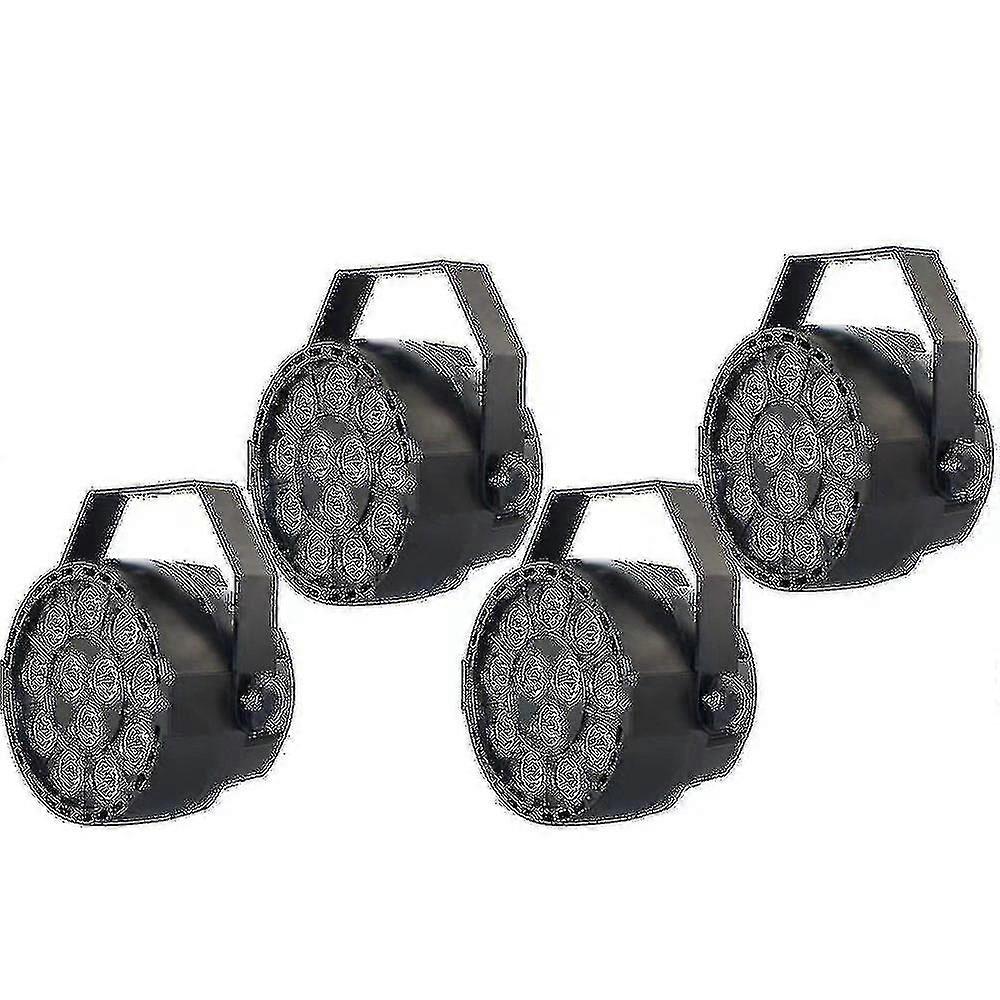 4x Led Par64 Stage Light Rgbw Dmx512 Éclairage de scène