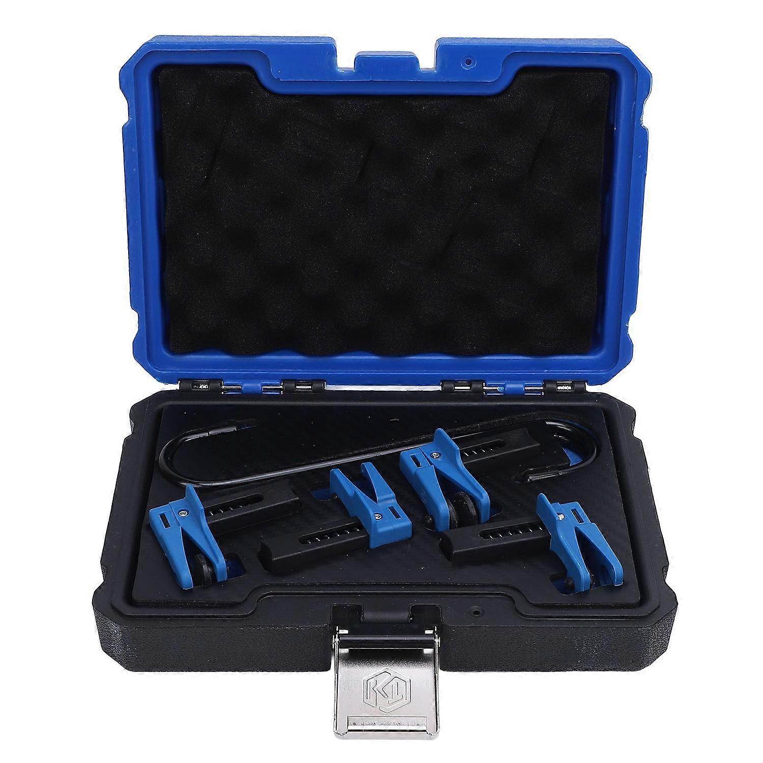Brake Fluid Line Clamp Tool with Caliper Hangers 5/16in 3/8in 1/2in Banjo Brake Line Stopper Kit for