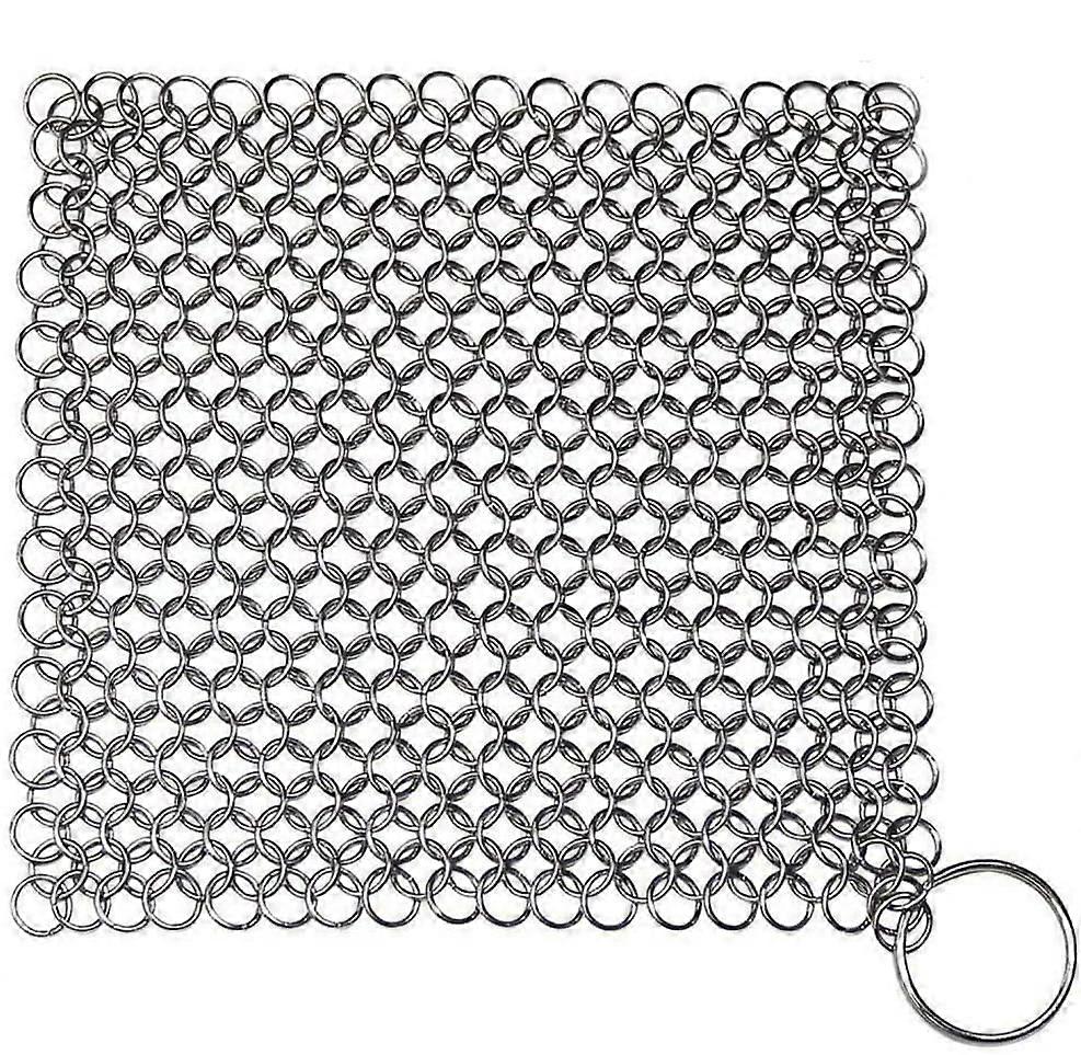 Chef's Secret Weapon, Stainless Steel Cast Iron Scrubber for Seamless Cookware Cleaning, Multifunctional Use for Every Cooking Enthusiast