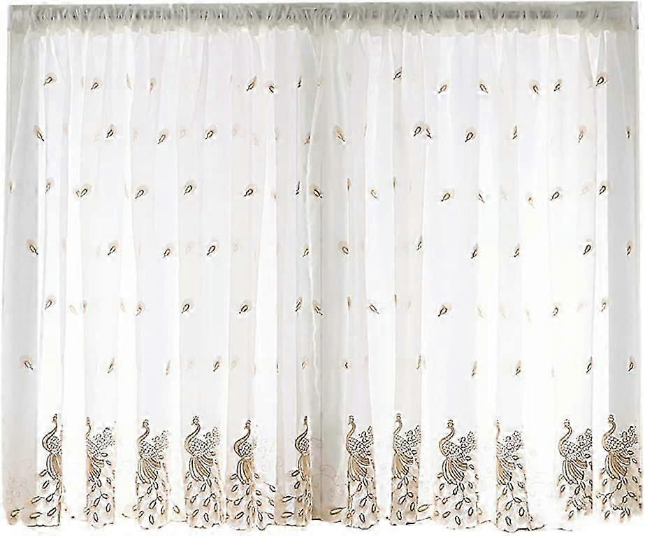 Short Window Sheer Curtains Valance