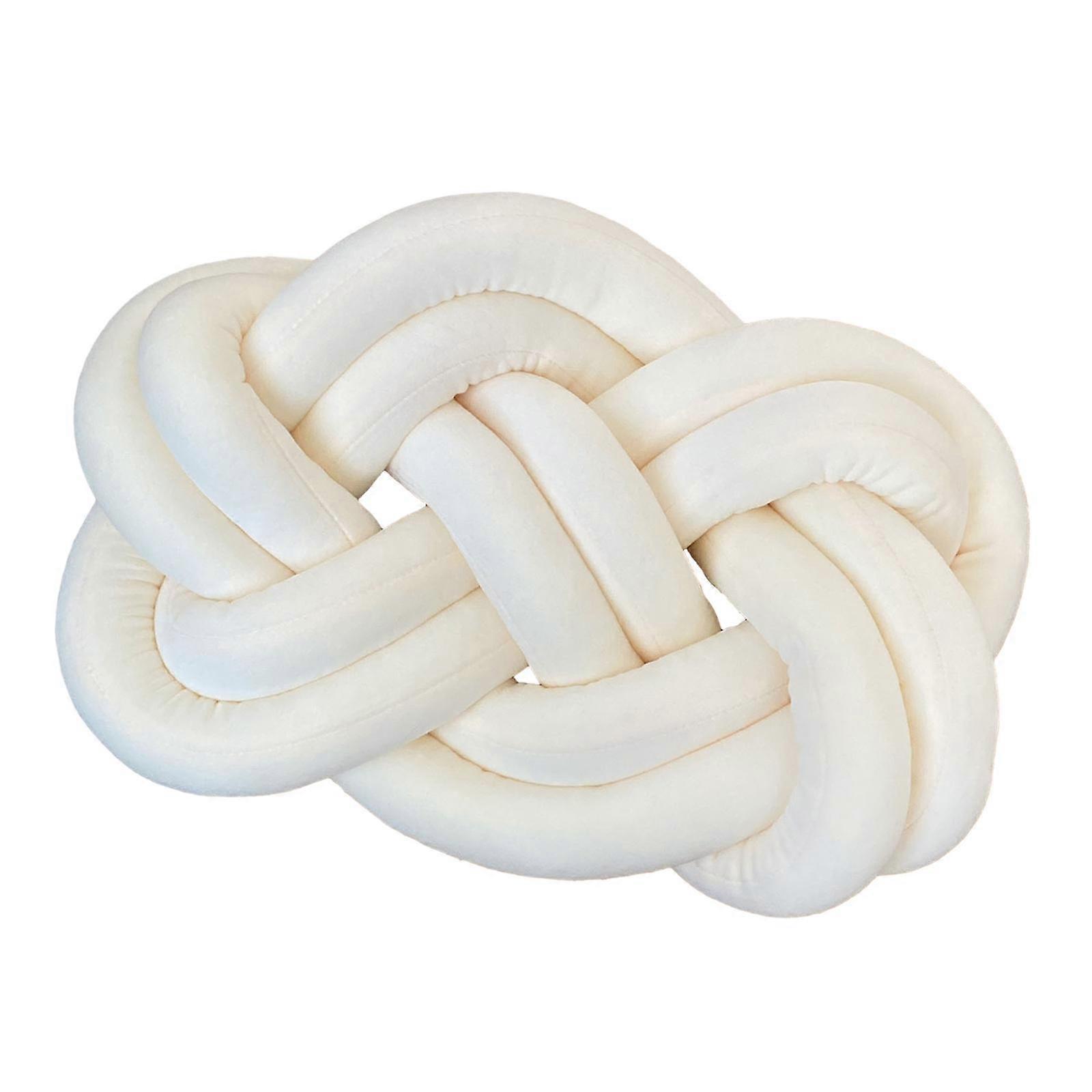 Sofa Back Pillow Knot Nordic Aesthetic Cute Soft Window Mat Ring Chair Cushion