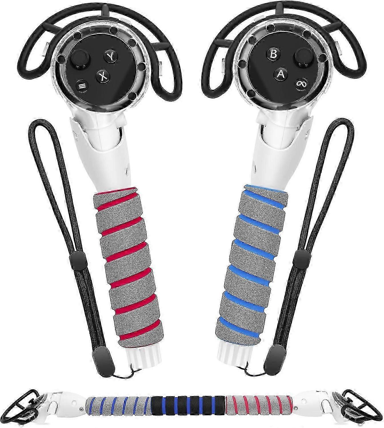 Gorilla Tag Long Arms Handle Attachments Compatible with Oculus Meta Quest 3 Controller, Dual Handles Extension Grips Accessory Golf Club for VR Games