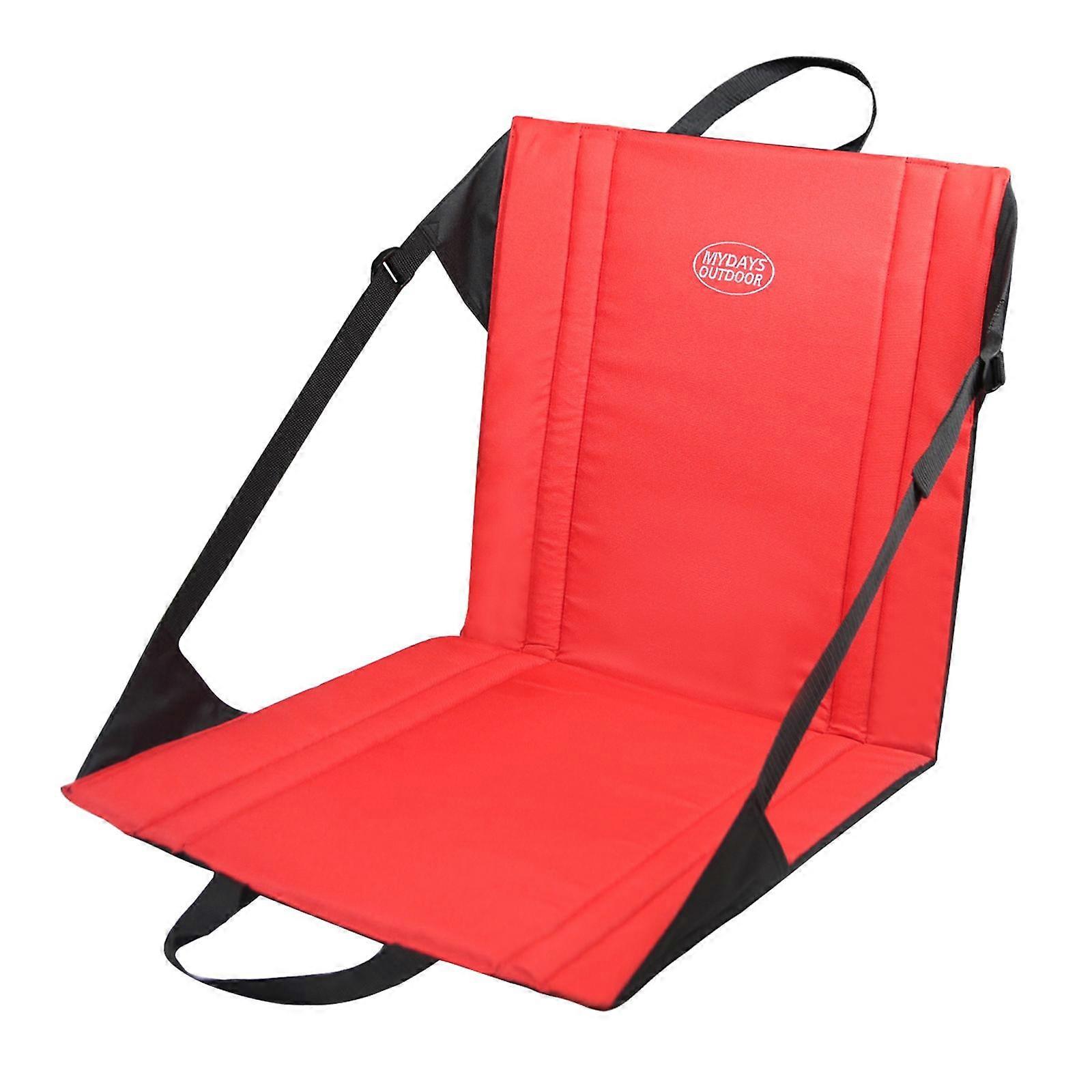 Foldable camping mattress pad backpacking Events Red