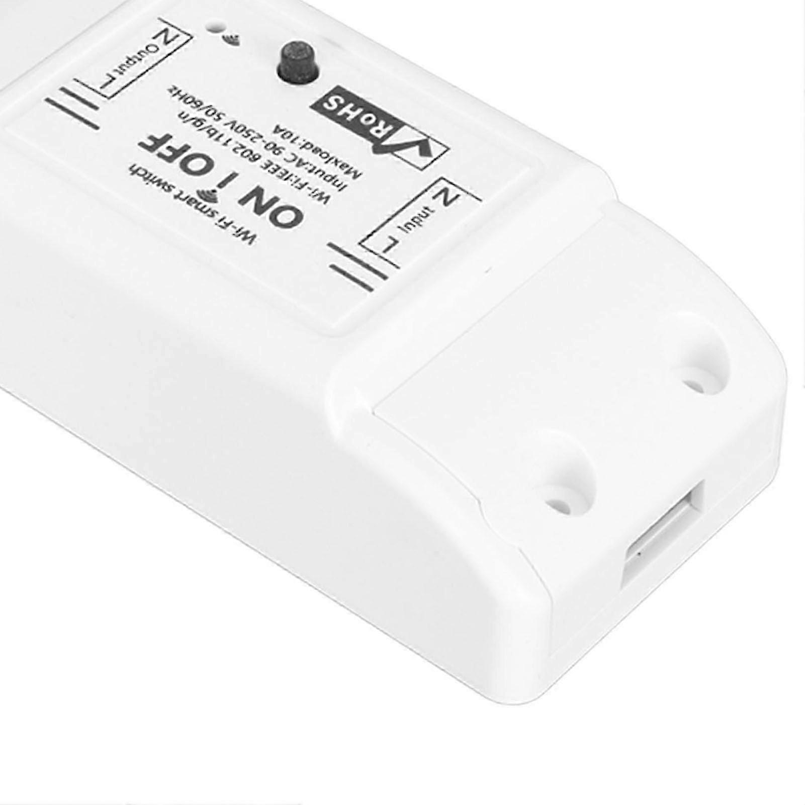 2Pcs Mini Smart WiFi Switch Voice Control Timer Function Wireless Remote Control Switch AC90?250V 10A High quality