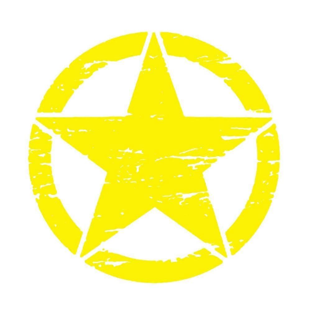 Mengxi armeijan tähti graafinen vinyyli auton muotoilu ikkuna moottori konepelti heijastava tarra