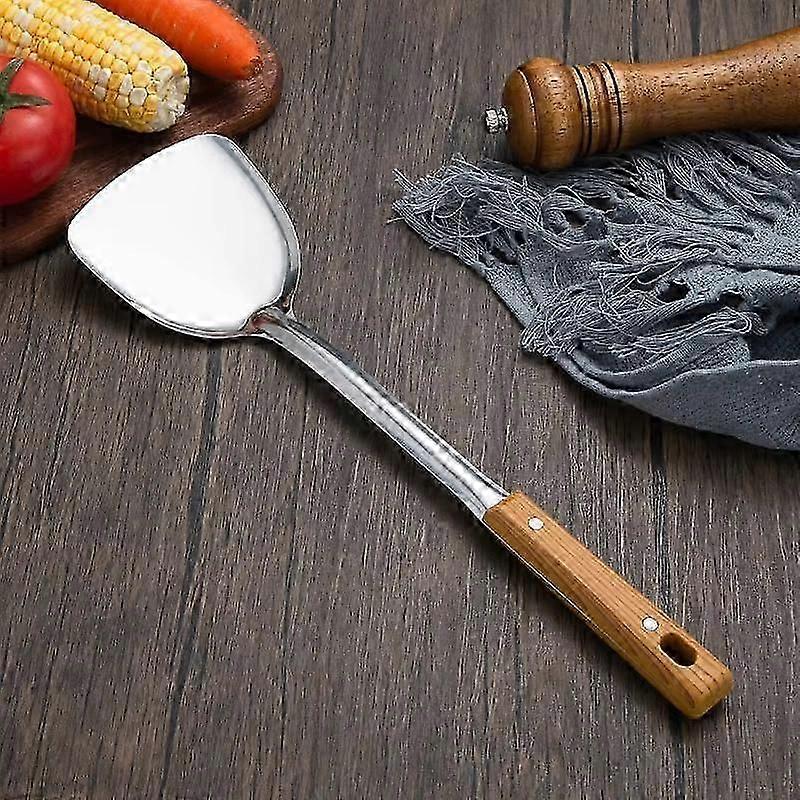 Kitchen Utensils Wok Spatula Iron and Ladle Tool Set Spatula for Stainless Steel Cooking Equpment Kitchen Accessories Essentials