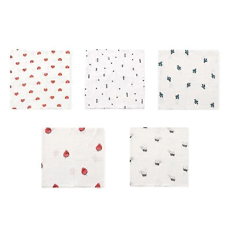 5pcs Baby Drool Bibs