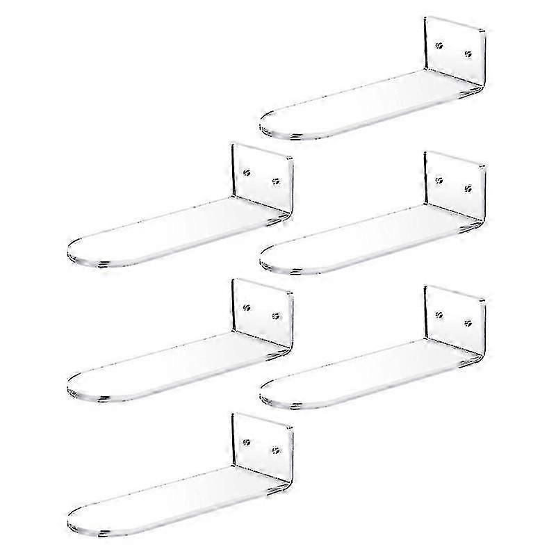 20X7.6cm Transparency Shoe Racks & Organizers 1 Set Float Shoe Rack Wall Mounted Shoes Shelf Display