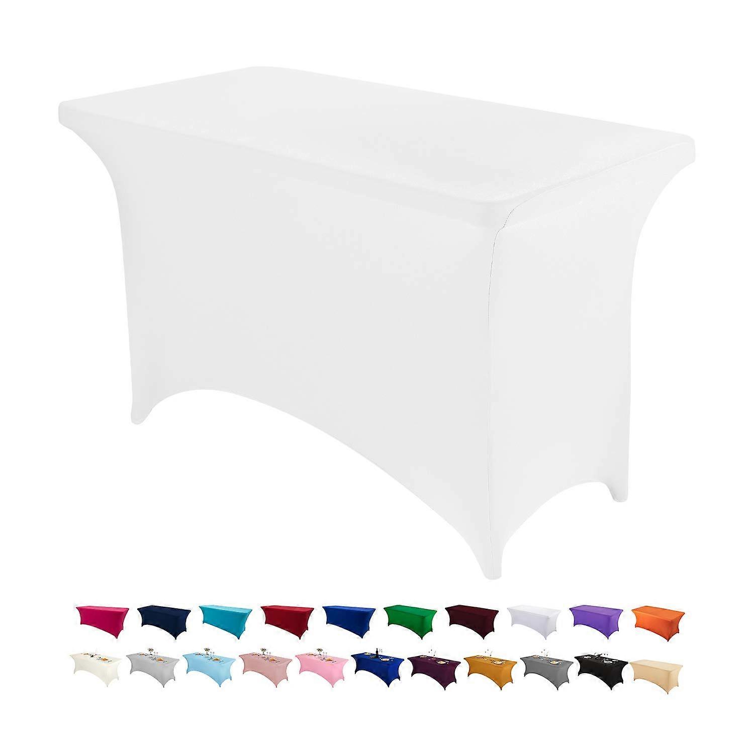 Spandex Rectangular Stretch Table Cover for Dining Table 4FT Size