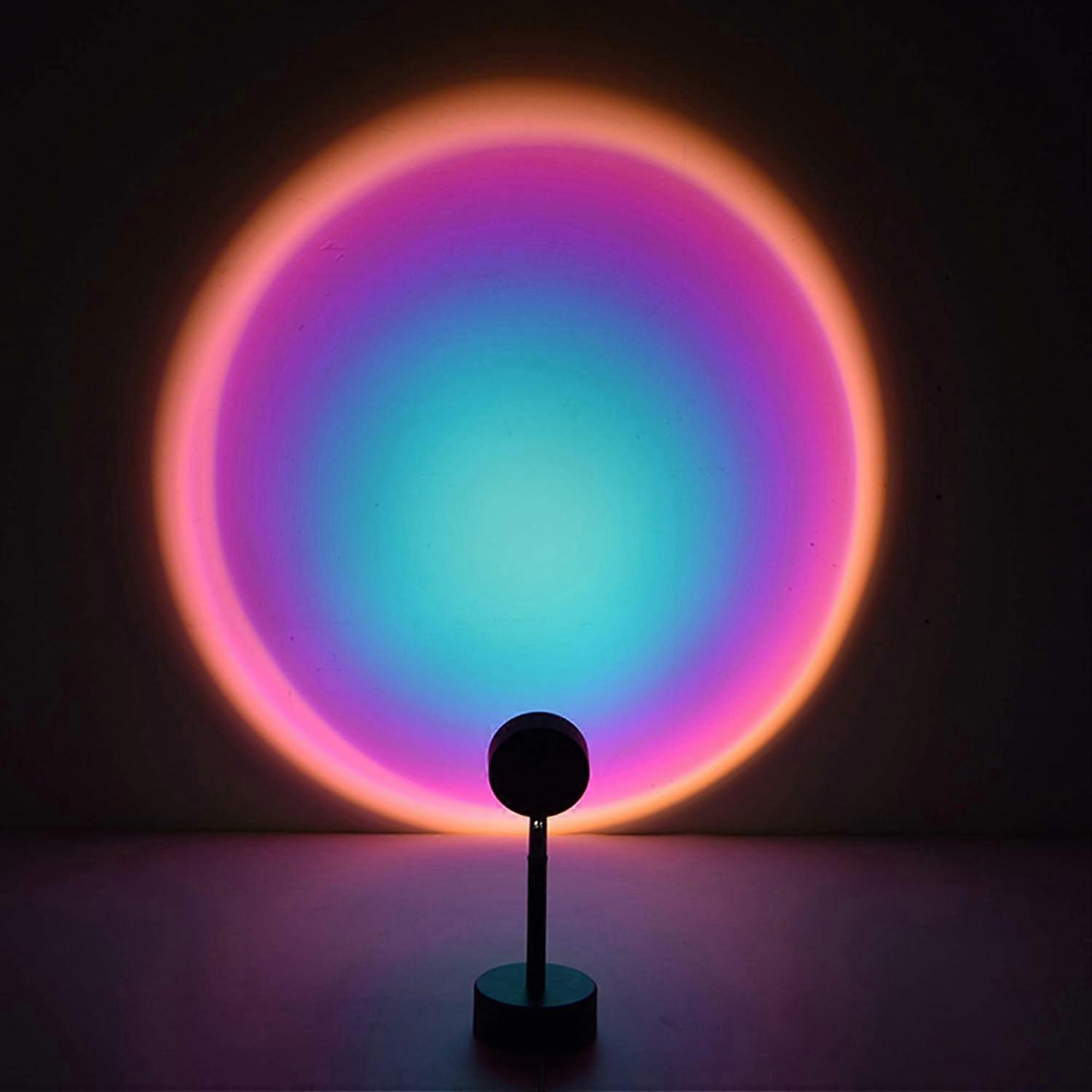 Sunset Lamp Projector: Golden Hour Light For Home Decor, Ideal Gift, Rotatable Light With 180 Degree Rotation And Quality Aluminum Alloy For