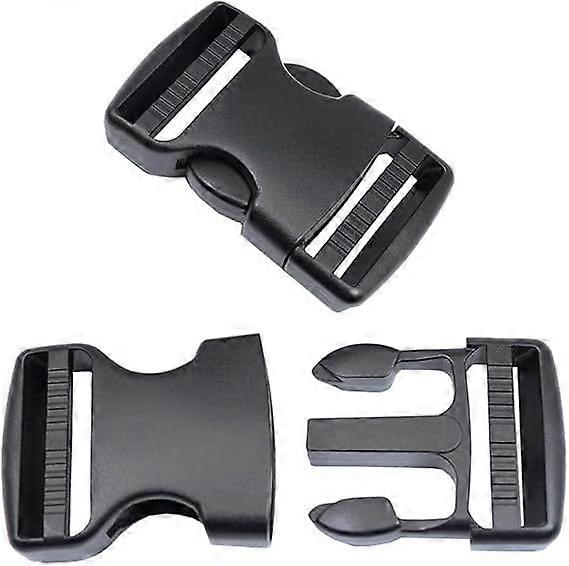 4 Pieces Extra Thick Plastic Quick Release 2.5cm Wide Seamless Heavy Duty Plastic Buckle Replacement For