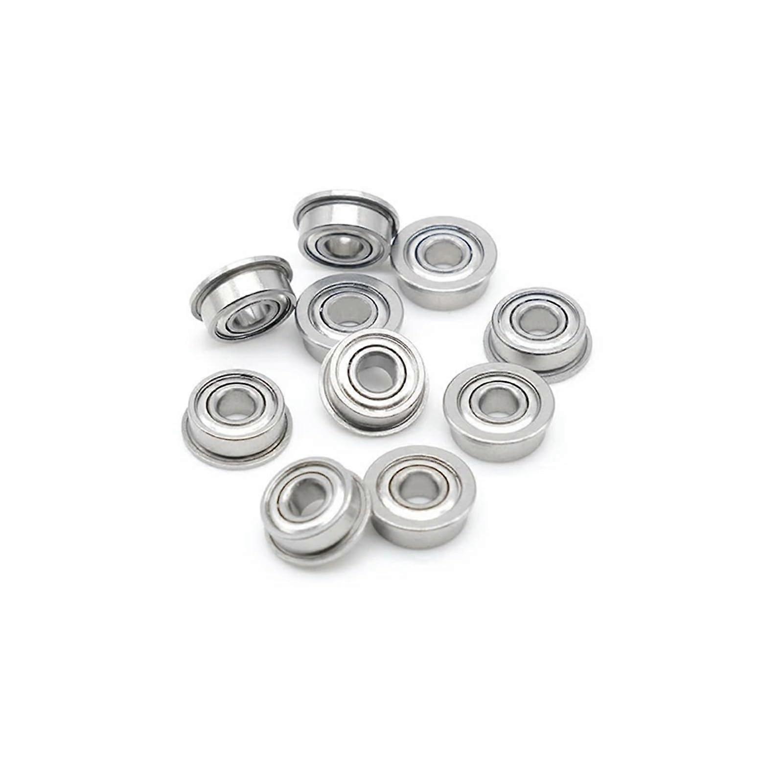 MF104ZZ Flanged Ball Bearings 4x10x4 mm ABEC-7 Precision Bearings 10PCS LF1040ZZ for Smooth Operation