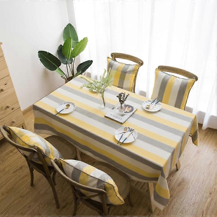 Cover Cloth Towel For The Rectangular Striped Coffee Table Round Table Dining Table 135x200cm