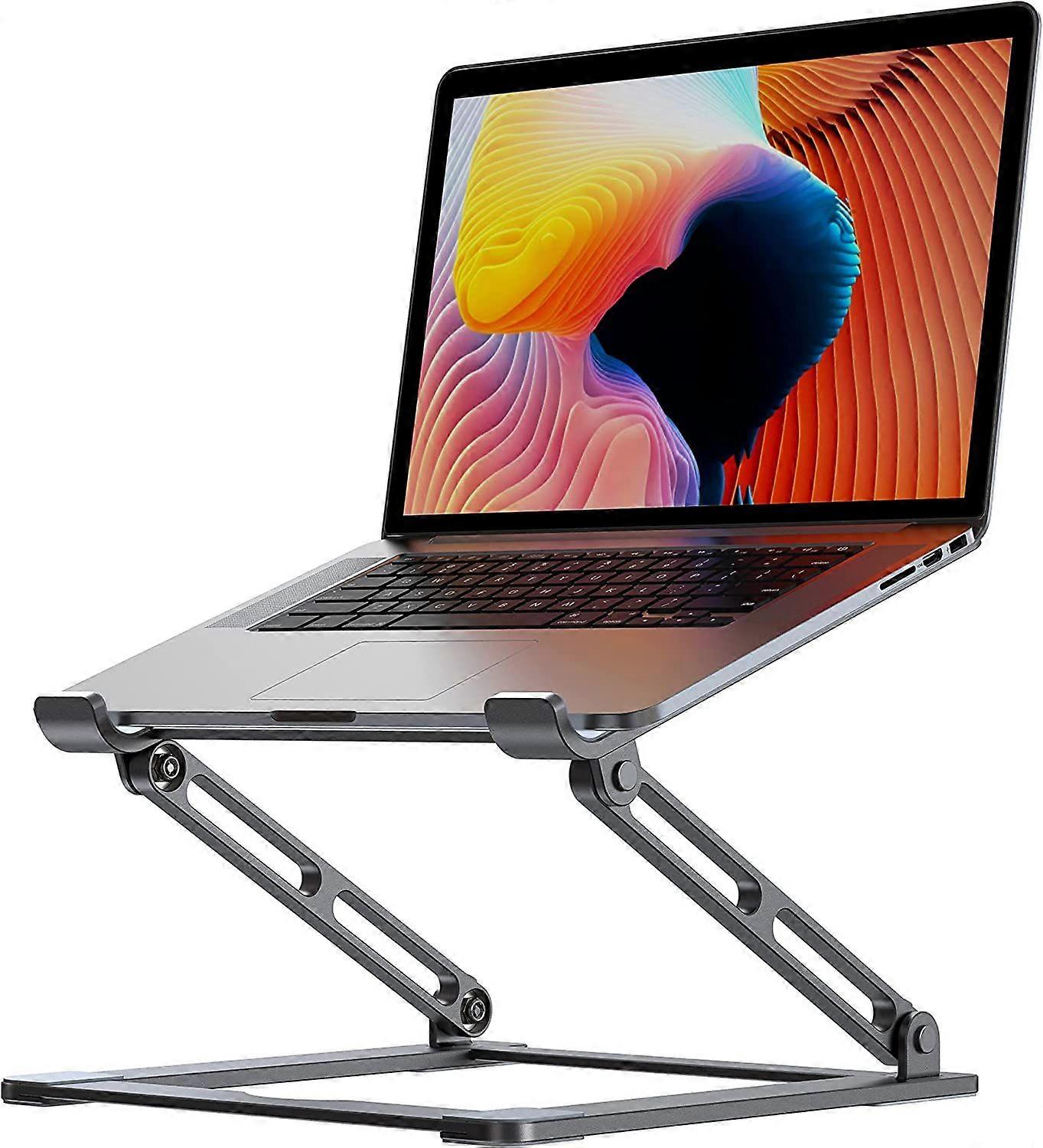 Laptop Stand for Desk, Adjustable Laptop Stand Holder Portable Laptop Riser with Multi-Angle Height Adjustable Computer Stand for MacBook Air/Pro and 